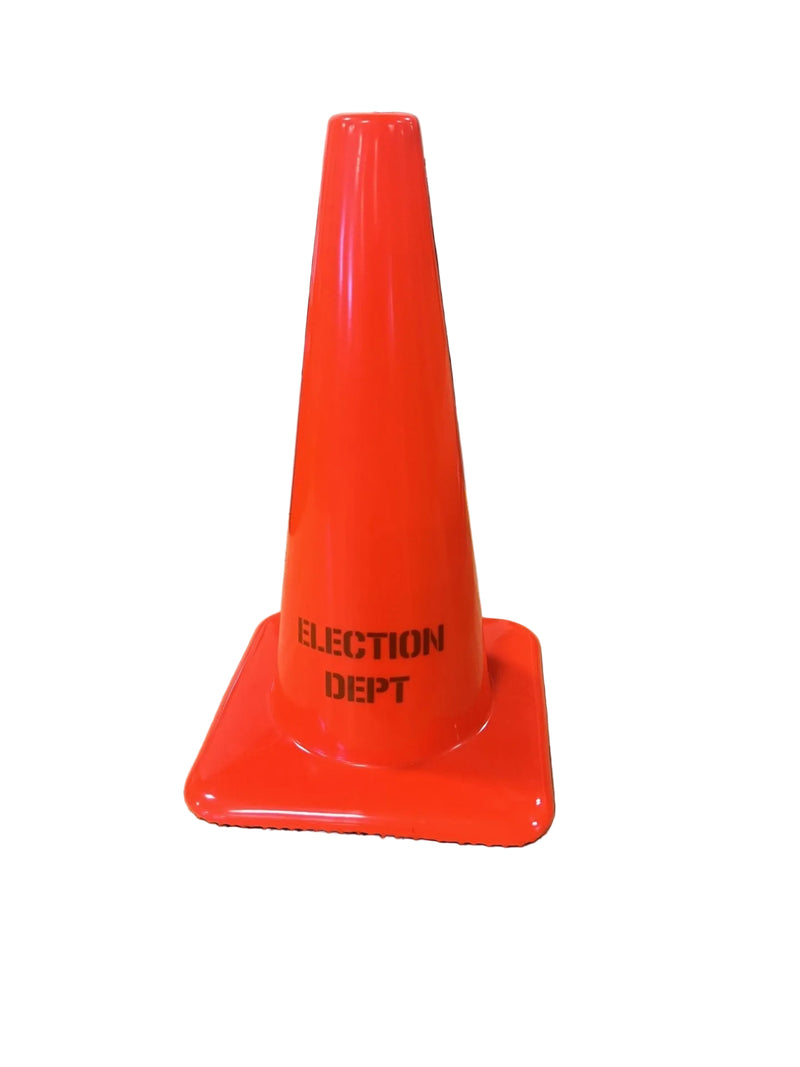 Voter's Choice "Election Dept." Orange Cone