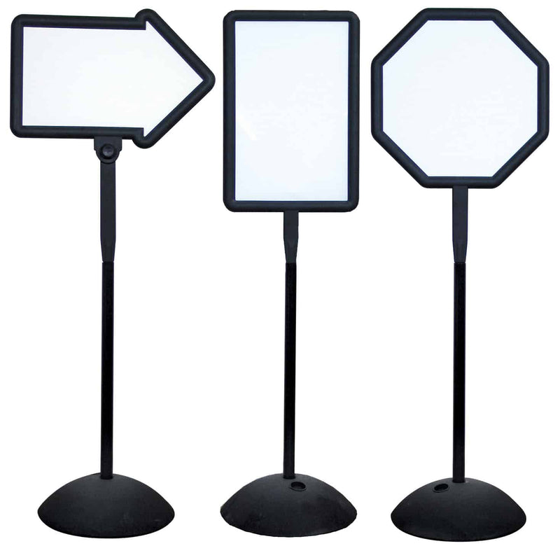 Double Sided Dry Erase Standing Message Sign