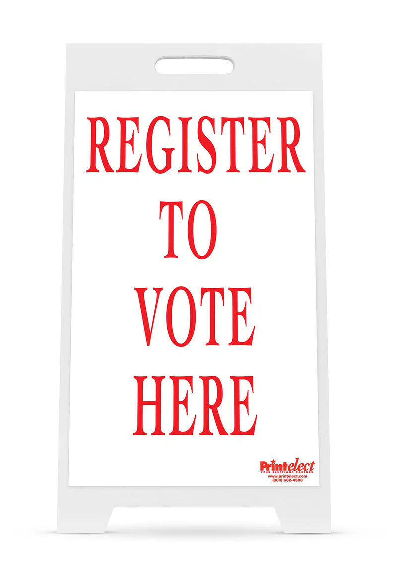 14" x 22" Register to Vote Here Sign