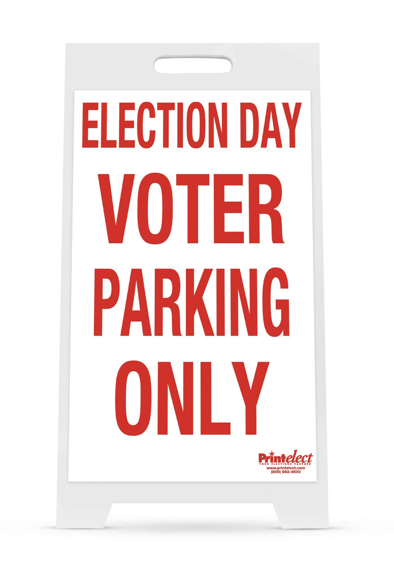 Election Day Voter Parking Only Sign - 14" x 22"