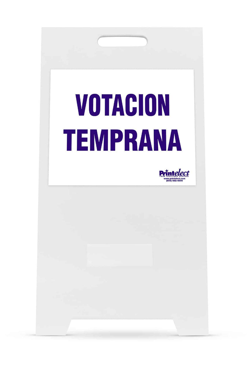 Early Voting (Votacion Temprana) Sign