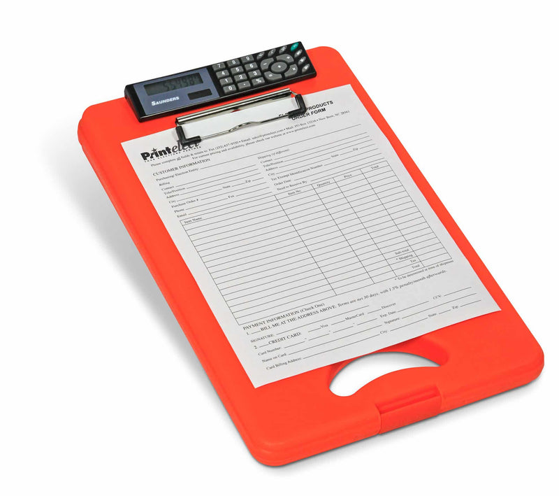 Deskmate II Storage Clipboard with Calculator