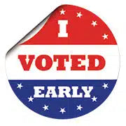 I Voted Early Sticker