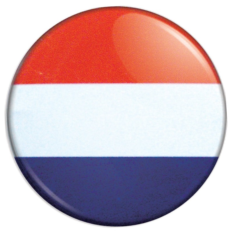 Red, White, Blue Name Buttons