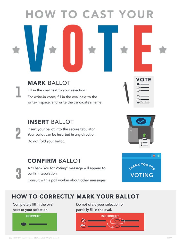 DS200 1, 2, 3 Vote! Poster