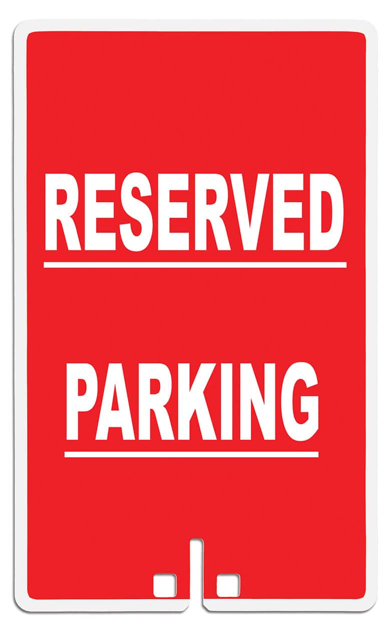 Reserved Parking Sign