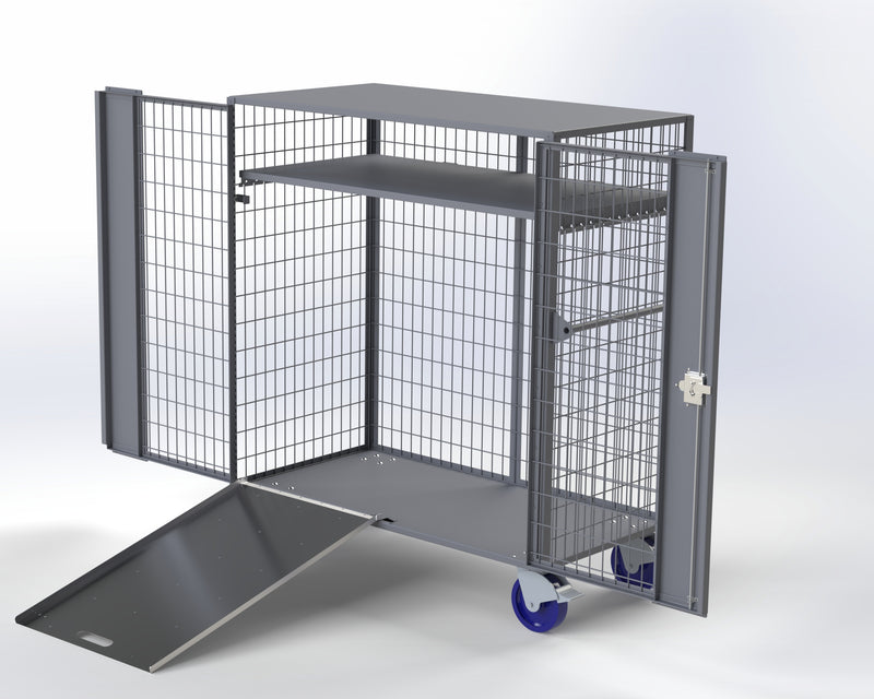 Wire Panel Storage Cabinet
